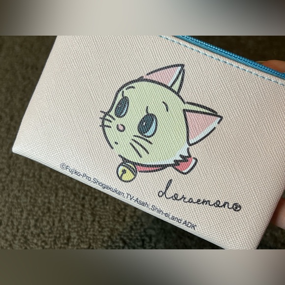 Doraemon & Mii-Chan Mini Pouch Zipper Japan Exclusive Officially Licensed Kawaii - Picture 4 of 9